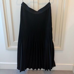 COS Black A-Line Pleated Skirt